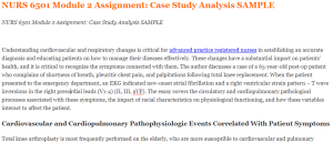 NURS 6501 Module 2 Assignment Case Study Analysis SAMPLE