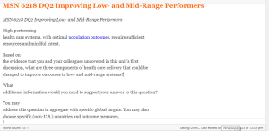 MSN 6218 DQ2 Improving Low- and Mid-Range Performers