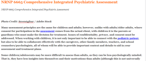 NRNP 6665 Comprehensive Integrated Psychiatric Assessment
