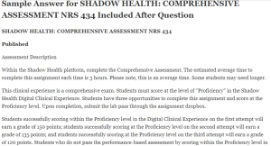 SHADOW HEALTH COMPREHENSIVE ASSESSMENT NRS 434