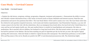 Case Study – Cervical Cancer