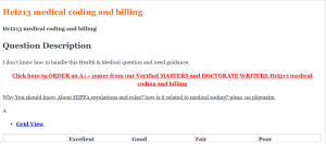 Hci213 medical coding and billing