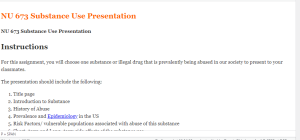 NU 673 Substance Use Presentation