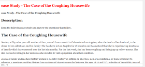 case Study - The Case of the Coughing Housewife