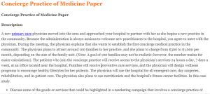 Concierge Practice of Medicine Paper