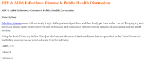 HIV & AIDS Infectious Disease & Public Health Discussion
