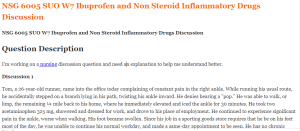 NSG 6005 SUO W7 Ibuprofen and Non Steroid Inflammatory Drugs Discussion