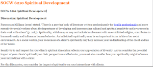 SOCW 6210 Spiritual Development