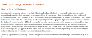 NRSG 410 Unit 3 - Individual Project